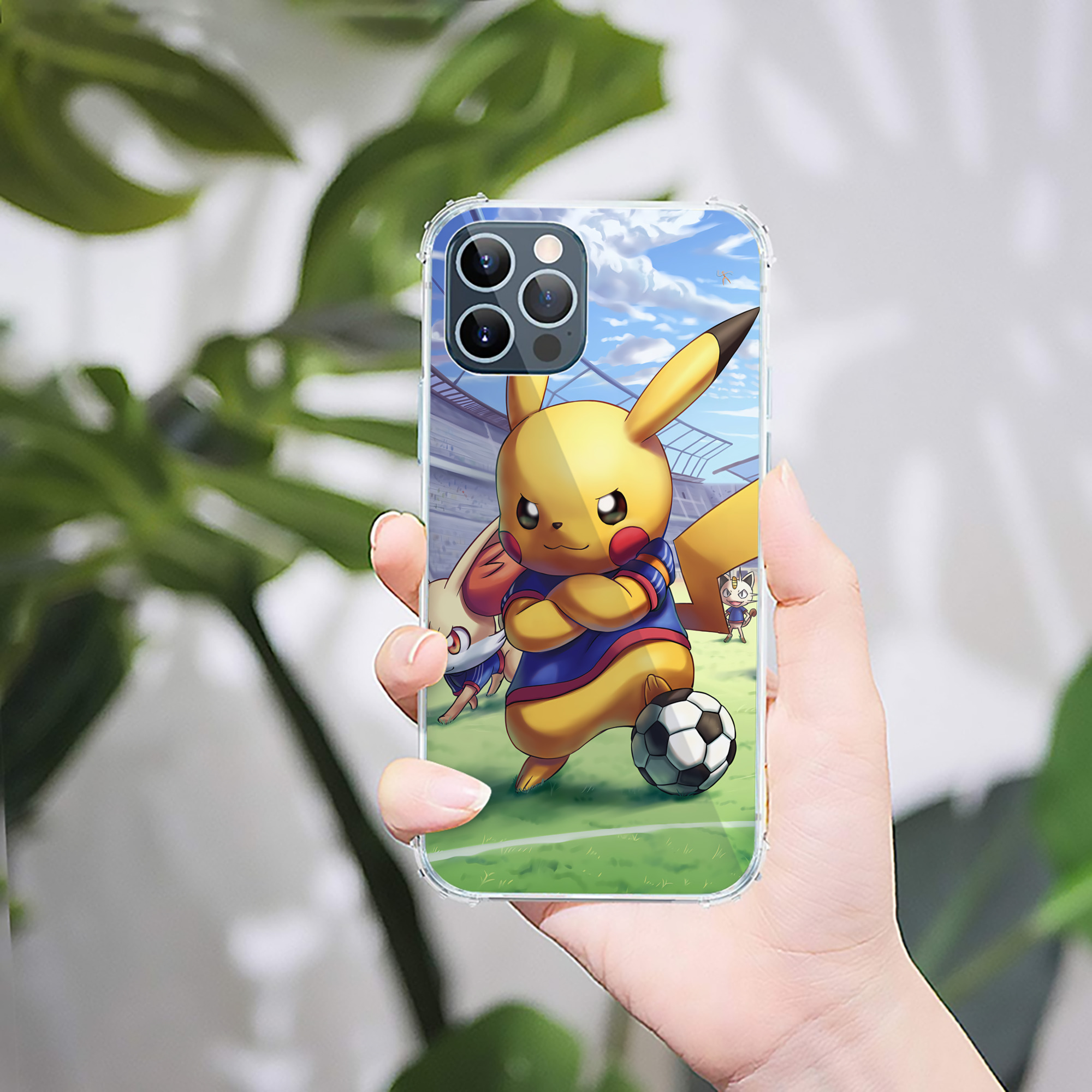 （画像用） ポケットモンスター Pokémon 【iPhone 12シリーズ対応】透明スマホケース（クリアソフトケース）